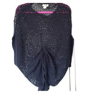 - Avaleigh Mermaid Cutout Draped Sweater